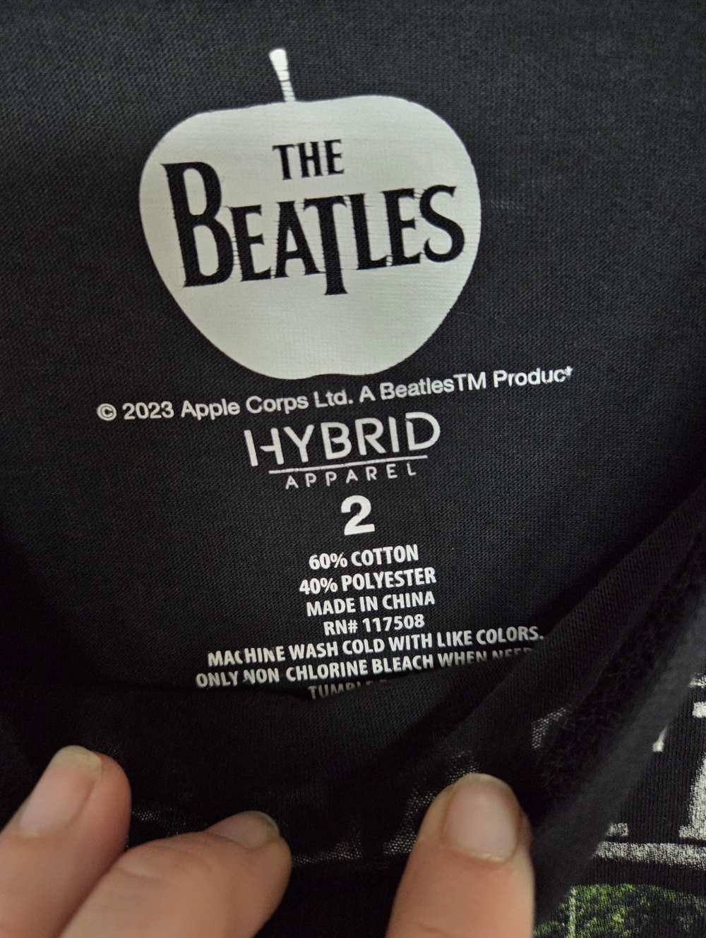 Torrid The Beatles Black Abbey Road Graphic Tee 2x - Picture 2 of 4